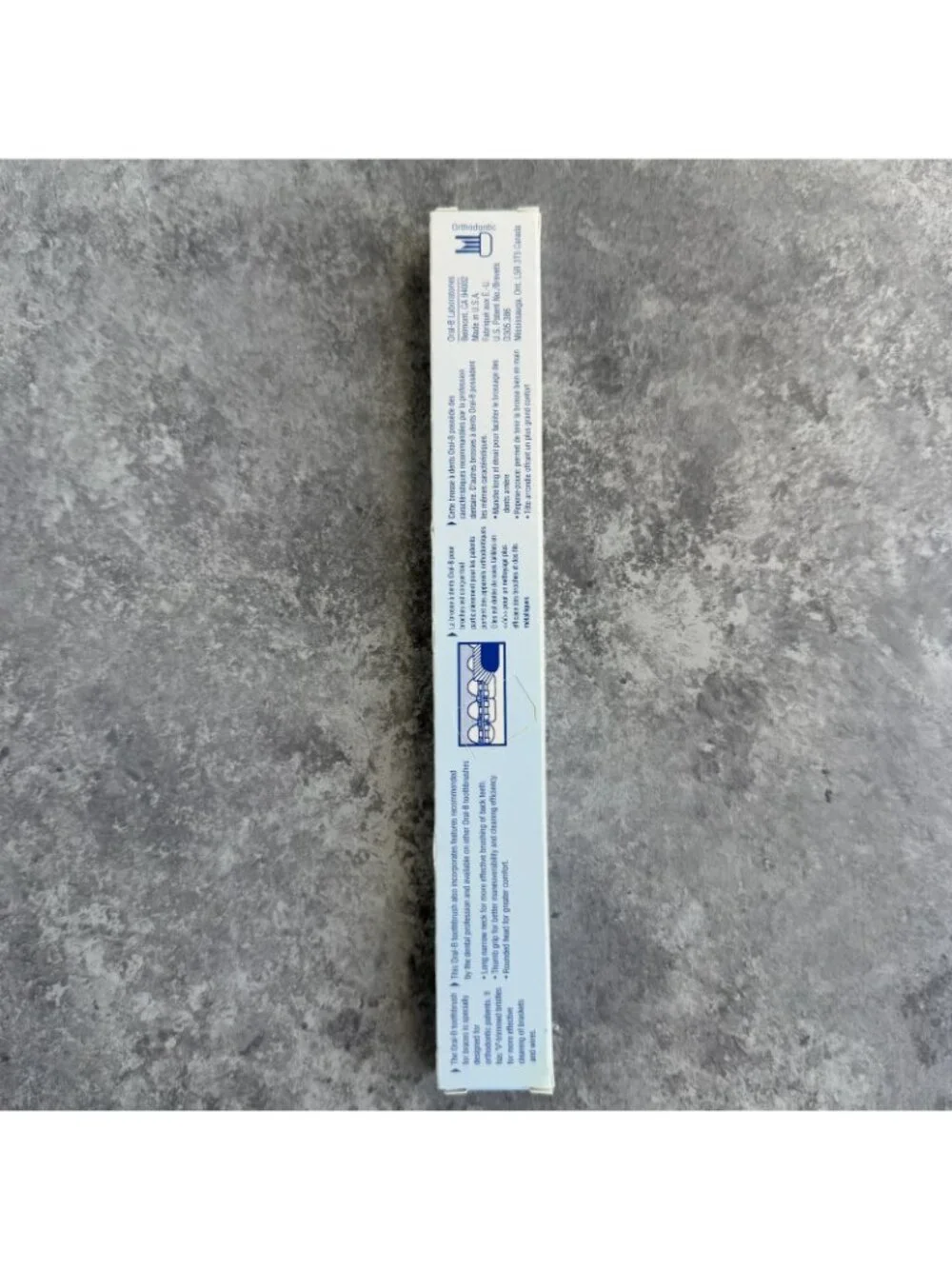 Oral-B Orthodontic 15 Soft Straight Toothbrush For Braces Made in USA Purple NEW